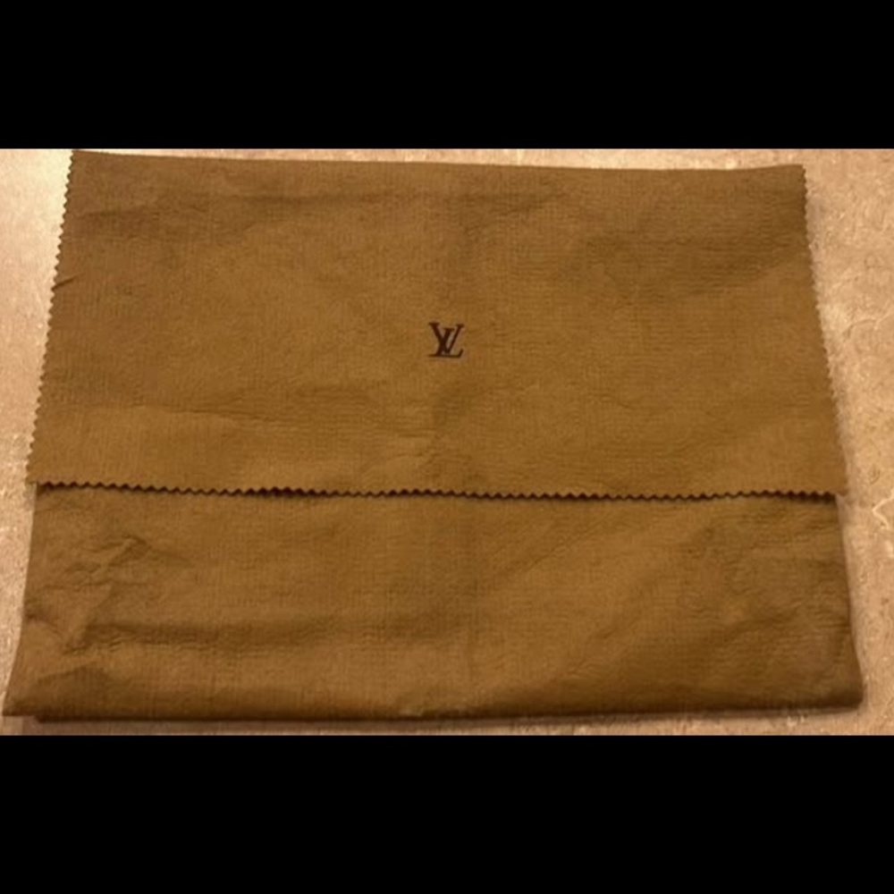 Authentic Louis Vuitton Brown Dust Bag for purses & bags Tan Brown Dust Cover